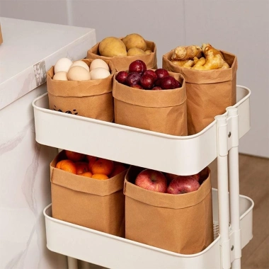Túi Giấy Kraft YUNAUN Dày Vuông Chống Thấm Giặt Được Tái Sử Dụng Cho Tủ Lạnh 41.910₫ 4