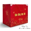 Túi giấy lẵng quà Tết 10c cao cấp HPNY và Thank you - Giá ưu đãi 210.000đ