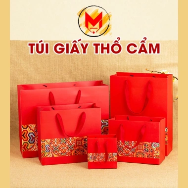 Túi giấy MILCA đựng quà Tết sinh nhật Trung Thu thiết kế gấu bông, giá 15.624 VND