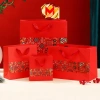 Túi Giấy Thổ Cẩm Đỏ Quà Tết và Trung Thu, Túi Đựng Quà Cứng Hoa Văn MILCA 17,019₫ 3