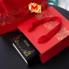 Túi Giấy Thổ Cẩm Đỏ Quà Tết và Trung Thu, Túi Đựng Quà Cứng Hoa Văn MILCA 17,019₫ 4