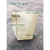 Túi giấy trắng 12x12 - 100 chiếc, giá 32.000đ, giảm so với 39.360đ, bền, thích đóng gói thực phẩm 5