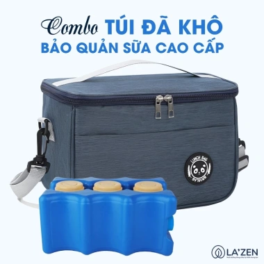 Túi giữ nhiệt bình sữa đá khô 12h trữ lạnh, cách nhiệt 99% Giá chỉ 65.000 VND