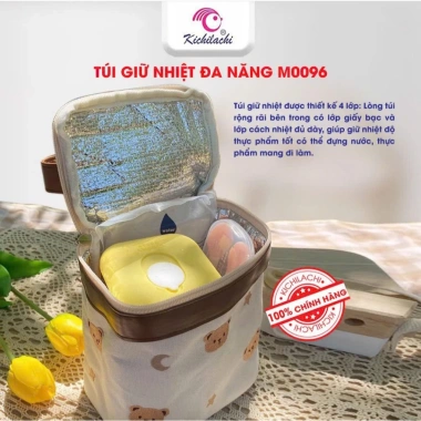 Túi Giữ Nhiệt Đa Năng KICHILACHI 14h Giữ Ấm Lạnh Đựng Cơm Cháo Bình Sữa M96 7 Túi Giữ Nhiệt Đa Năng KICHILACHI 14h Giữ Ấm Lạnh Đựng Cơm Cháo Bình Sữa M96 7