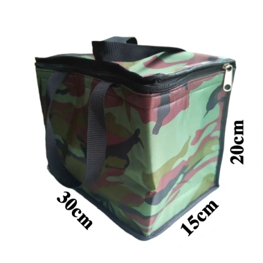 Túi giữ nhiệt lớn họa tiết rằn ri xanh linh - Giá siêu ưu đãi 54.000 VNĐ