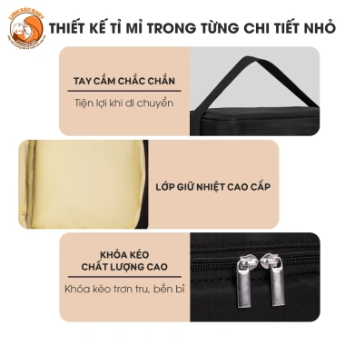 Túi giữ nhiệt Mama Choice 4 lớp dày dặn, bảo quản sữa mẹ lạnh 14h - Giá giảm còn 165.000₫