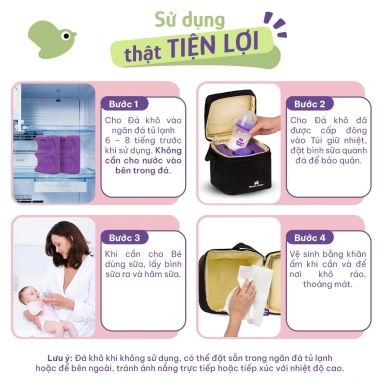 Túi giữ nhiệt Mama Choice 4 lớp dày dặn, bảo quản sữa mẹ lạnh 14h - Giá giảm còn 165.000₫