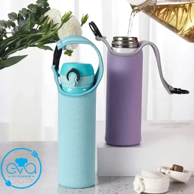 Túi Giữ Nhiệt Quai Xách Neoprene Chống Thấm Nhiều Màu Bình Nước 500ml 25.000 VND