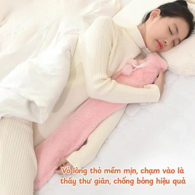 Túi Giữ Nhiệt Sưởi Ấm Cỡ Lớn, Gối Ôm Kinh Lông Thỏ Mềm Mịn – Giá 99.000, Chườm Bụng 6 Túi Giữ Nhiệt Sưởi Ấm Cỡ Lớn, Gối Ôm Kinh Lông Thỏ Mềm Mịn – Giá 99.000, Chườm Bụng 6