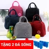 Túi giữ nhiệt và lạnh BQSHOP - Đựng cơm văn phòng, tặng 2 đá 3 sóng, giảm 20%
