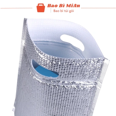 Túi giữ nhiệt xốp bạc zip khóa, quai xách đa năng, đựng kem, đồ lạnh, đồ uống, nhiều size – giá 17.000