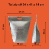 Túi giữ nhiệt xốp bạc zip khóa, quai xách đa năng, đựng kem, đồ lạnh, đồ uống, nhiều size – giá 17.000 9