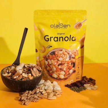 Túi Granola OLABEN 400g Siêu Hạt Vị Truyền Thống - Ngũ Cốc Dinh Dưỡng, Giảm 168k