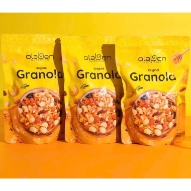 Túi Granola OLABEN 400g Siêu Hạt Vị Truyền Thống - Ngũ Cốc Dinh Dưỡng, Giảm 168k