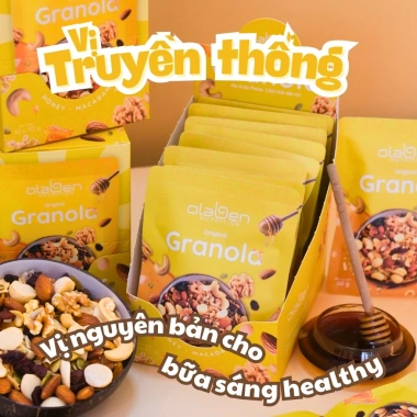 Túi Granola OLABEN 400g Siêu Hạt Vị Truyền Thống - Ngũ Cốc Dinh Dưỡng, Giảm 168k 10 Túi Granola OLABEN 400g Siêu Hạt Vị Truyền Thống - Ngũ Cốc Dinh Dưỡng, Giảm 168k 10
