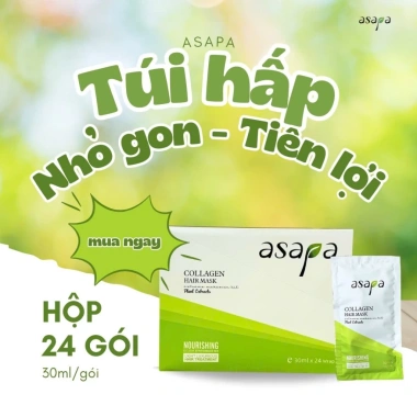 Túi hấp ủ tóc mini Asapa 30ml Hương Nước Hoa – Siêu mượt, nhỏ gọn tiện lợi du lịch, giảm còn 54.000₫ 2