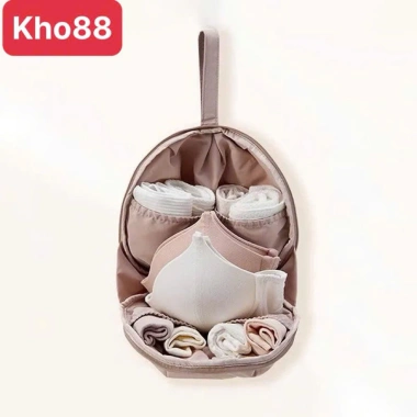 Túi hình cầu cầm tay - Đựng nội y, áo bra, quần lót polyester, tiện du lịch 49k 7