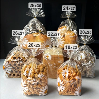 Túi Hoa Cúc 1kg Đáy Vuông Đựng Bánh Kẹo Nhiều Size Giá Rẻ - Gold Pack VN 128k 3