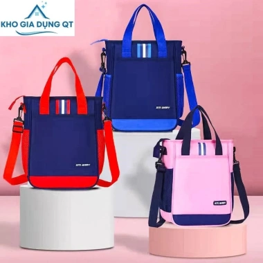 Túi học thêm bé – Cặp học sinh lớp 1‑6 vải Oxford chống thấm, giảm còn 69.000₫