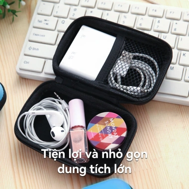 Túi hộp cáp sạc Chrome bảo vệ tai nghe, EVA PU chống nước, khóa kéo - chỉ 25.000₫ 4 Túi hộp cáp sạc Chrome bảo vệ tai nghe, EVA PU chống nước, khóa kéo - chỉ 25.000₫ 4