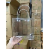Túi hộp mika trong suốt 20x20x10cm quai đen hoặc trắng - Đựng quà, giỏ hoa quả, quà Tết giá 15.000 VND 2