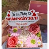 Túi + Hộp Sẵn Hoa + 2 Ống Tiên Đèn Tặng 20/11 - Giá 150.000 Đ ưu đãi 5