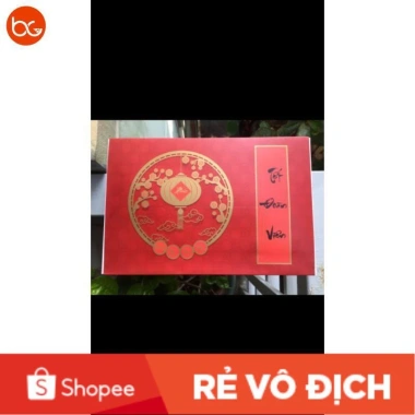 Túi Hộp Tết Đoàn Viên Đỏ 6 Bánh - In Nhũ Vàng, Quà Tết Sang Trọng Giá 35.331₫ 2 Túi Hộp Tết Đoàn Viên Đỏ 6 Bánh - In Nhũ Vàng, Quà Tết Sang Trọng Giá 35.331₫ 2