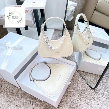 Túi Hộp Tim Nữ Quai Xách Trắng Hộp Nơ Gift Set Quà Tặng 8/3 Giá 339.000