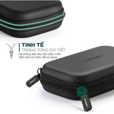 Túi hộp Ugreen LP128 40.707 – Đựng tai nghe, thẻ nhớ, cáp USB, chống sốc, chống nước, giá ưu đãi