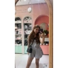 Túi hộp vuông da bóng da lì hiện đại, móc 4 chữ xinh CV24-LDB - Đủ size, giá 82k 7
