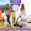 Túi hút chân không 2 lớp khóa zip Đựng quần áo, chăn màn không cần bơm, 29.000₫ 6