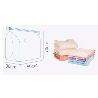 Túi hút chân không 2 lớp khóa zip Elas House - Đựng quần áo, bọc chăn màn, không cần bơm, giảm giá 25k 10