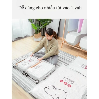 Túi hút chân không bảo quản quần áo, chăn, gối - Tiết kiệm không gian, chỉ 20.000₫ 5 Túi hút chân không bảo quản quần áo, chăn, gối - Tiết kiệm không gian, chỉ 20.000₫ 5