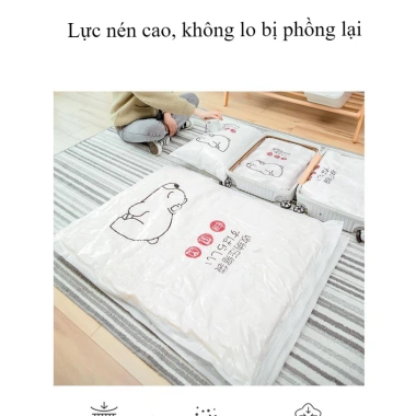 Túi hút chân không bảo quản quần áo, chăn, gối - Tiết kiệm không gian, chỉ 20.000₫ 6 Túi hút chân không bảo quản quần áo, chăn, gối - Tiết kiệm không gian, chỉ 20.000₫ 6