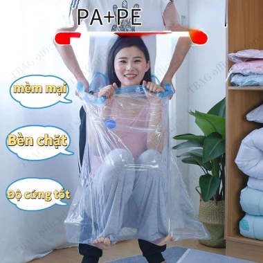 Túi hút chân không công nghệ Nhật Bản - Bảo quản chăn ga gối, chống ẩm, dùng lại - Giá chỉ 16.000đ