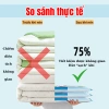 Túi hút chân không CozyMint đa kích cỡ, đựng đồ du lịch, hút chăn ga áo vest 3
