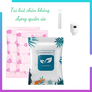 Túi hút chân không đa năng đựng quần áo, chăn gối - Tiện dụng, giảm giá 18.000₫ (giá gốc 21.960)