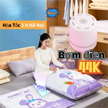 Túi hút chân không đa năng đựng quần áo, chăn gối trong suốt – Tiện dụng, dùng lại, chỉ 15.900₫