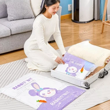 Túi hút chân không đa năng đựng quần áo, chăn gối trong suốt – Tiện dụng, dùng lại, chỉ 15.900₫
