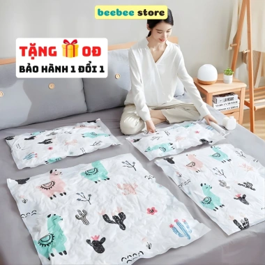 Túi Hút Chân Không Dày Dặn Cỡ Lớn Đựng Quần Áo và Chăn Màn - Giá 12.900₫