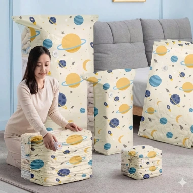 Túi hút chân không DOROTA gấu đựng áo, nén tay, tiết kiệm không gian, bảo quản