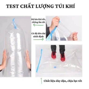 Túi hút chân không Dotina THCK2 – Đựng quần áo, chăn ga gối, chống ẩm mốc, dùng nhiều lần 4