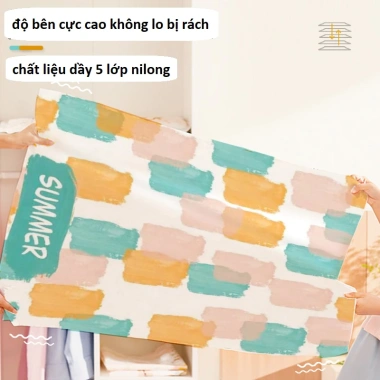 Túi hút chân không đựng quần áo, chăn gối suốt - Tiện lợi, dùng lại 9