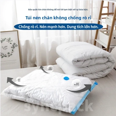 Túi hút chân không đựng quần áo, chăn gối, Tiết kiệm không gian, giao 4h, 15.000₫ 3