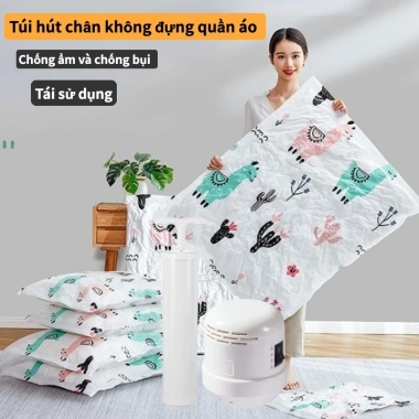Túi hút chân không đựng quần áo, chăn màn – Chống nấm mốc, tiết kiệm không gian