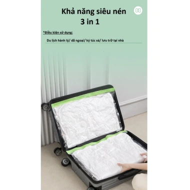 Túi Hút Chân Không Đựng Quần Áo, Chăn Màn Gấp Gọn Chống Mốc 2.023 Giá 17.639 2