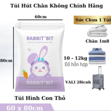 Túi hút chân không đựng quần áo, chăn màn gấp gọn, dày dặn, tái sử dụng 15.000₫ 5