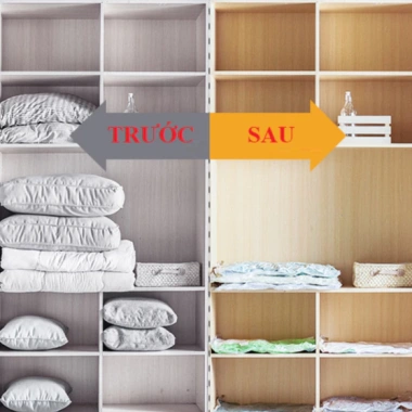 Túi hút chân không đựng quần áo chăn màn – Gọn gàng, tặng bơm khi mua 10 túi, 16.500₫ 2
