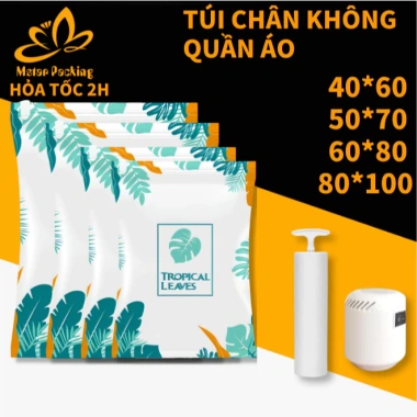 Túi hút chân không đựng quần áo, chống bụi, tiết kiệm không gian, giá chỉ 11.000đ