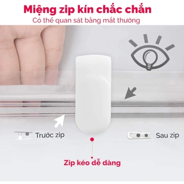 Túi hút chân không đựng quần áo có bơm & móc treo – Bảo quản nhanh, giá 21.000₫ 4